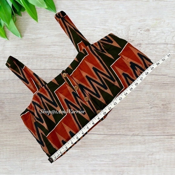 Veronica Beard 2 piece linen abstract crop top + maxiskirt set *shop@iamwarrior - Picture 9 of 14